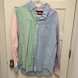 Multie colored large Vineyard Vines button down